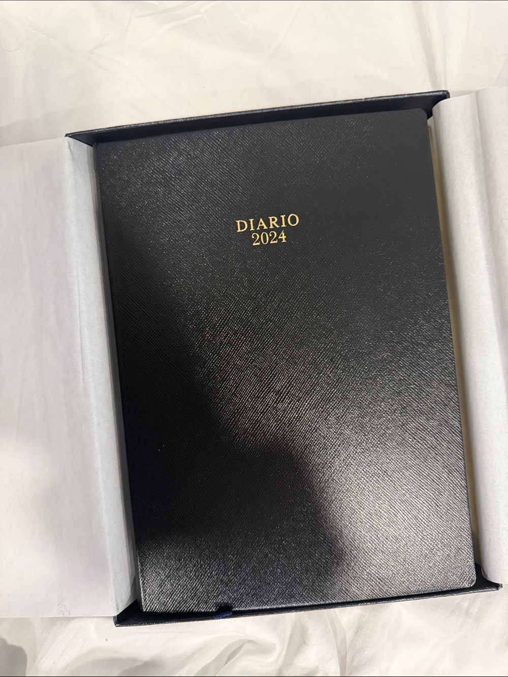 Prada Black Textured Journal 2024 Luxury Office Journal - Picture 4 of 4